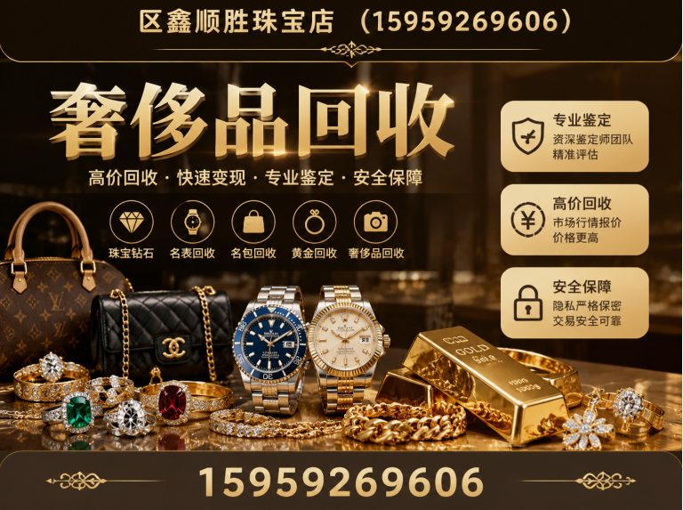 厦门奢侈品回收展示图